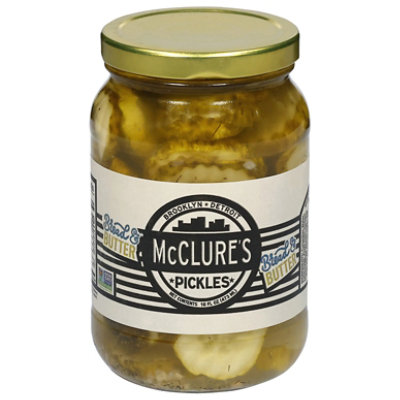 Mcclures Bread & Butter Pickle Slices Ngmo - 16 OZ - Image 1