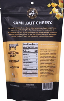 Country Archer Beef & Cheese Mini 8oz - 8 OZ - Image 5