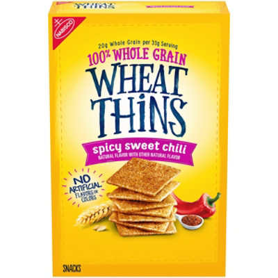 Wheat Thins Spicy Sweet Chili Whole Grain Wheat Crackers - 8.5 OZ