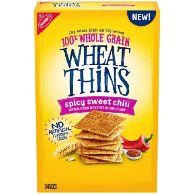 Wheat Thins Spicy Sweet Chili Whole Grain Wheat Crackers - 8.5 Oz - Image 1