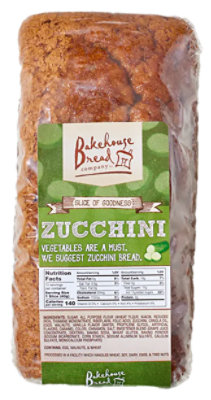 Bakehouse Bread Zucchini Bread Loaf - 14 OZ - Image 1