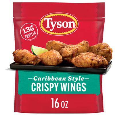 Tyson Caribbean Style Crispy Wings - 16 Oz - Image 1