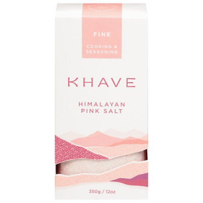 Khave Himalayan Pink Salt Fine - 12 OZ - Image 3