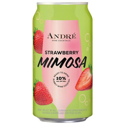 Andre Strawberry Mimosa Can 375 Ml Wine - 375 ML - Image 4