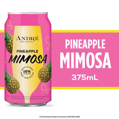 Andre Pineapple Mimosa Can 375 Ml Wine - 375 ML