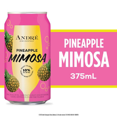 Andre Pineapple Mimosa Can 375 Ml Wine - 375 ML - Image 2