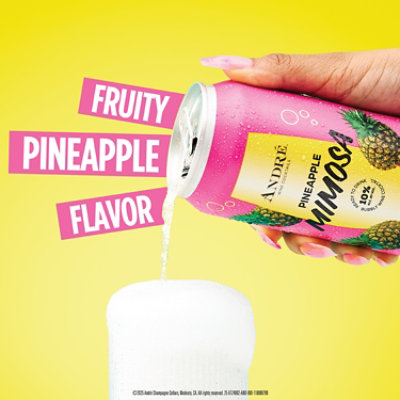 Andre Pineapple Mimosa Can 375 Ml Wine - 375 ML - Image 3
