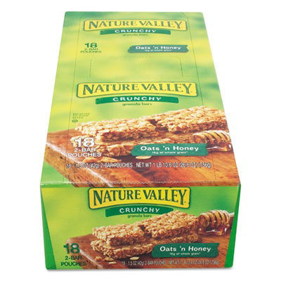Nature Valley Granola Bars, Oats'n Honey Cereal, 1.5 oz Bar, 18/Box - Image 3
