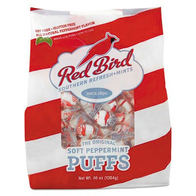 Red Bird Peppermint Puffs, Peppermint, Tub, 46 oz - Image 1