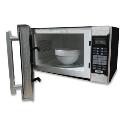 Avanti 0.7 Cu.ft Capacity Microwave Oven, 700 Watts, Stainless Steel and Black - Image 3