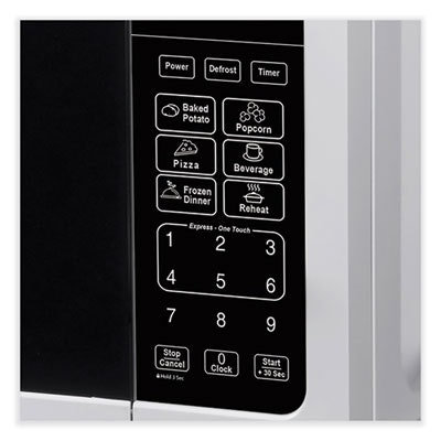 Avanti 0.7 Cu Ft Microwave Oven, 700 Watts, White - Image 3
