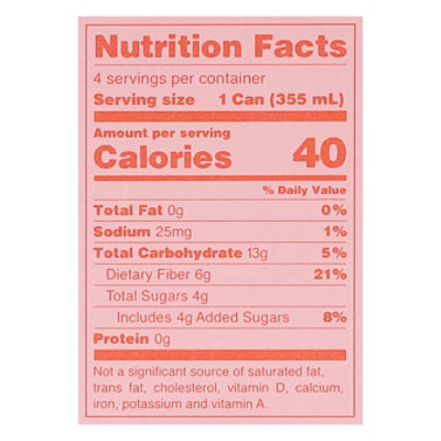 OLIPOP Strawberry Vanilla Prebiotic Soda Cans - 4-12 Fl. Oz. - Image 3