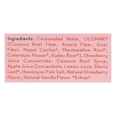 OLIPOP Strawberry Vanilla Prebiotic Soda Cans - 4-12 Fl. Oz. - Image 4