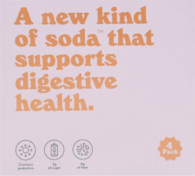 OLIPOP Classic Root Beer Prebiotic Soda Cans - 4-12 Fl. Oz. - Image 5