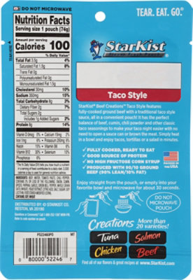 Starkist Beef Creations Taco 2.6 Oz - 2.6 OZ - Image 6