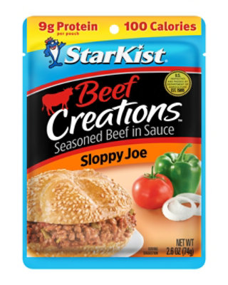 Starkist Beef Creations Sloppy Joe 2.6 Oz - 2.6 OZ