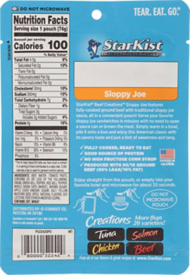 Starkist Beef Creations Sloppy Joe 2.6 Oz - 2.6 OZ - Image 6