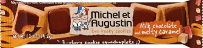 Michel Et Augustin Cookie Milk Chocolate Caramel 1.33oz - 1.33 OZ - Image 2