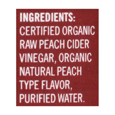 Fresh Press Farms Cider Vinegar Peach Organic - 16.4 FZ - Image 4