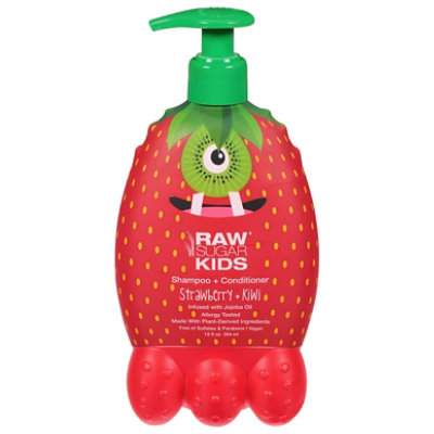 Raw Sugar Kids Shamp & Cond Straw/kiwi - 12 OZ - Image 3