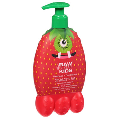 Raw Sugar Kids Shamp & Cond Straw/kiwi - 12 OZ - Image 2