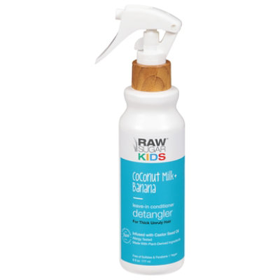 Raw Sugar Kids Detangler Banana & Cocnt - 6 OZ - Image 3