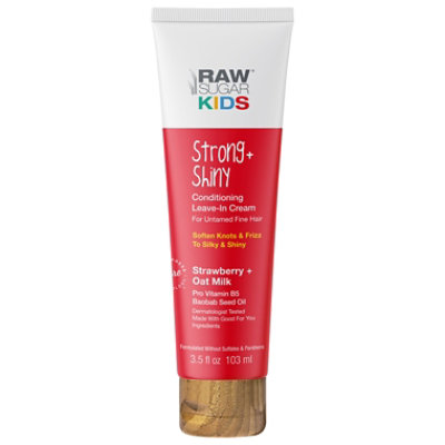 Raw Sugar Kids Leave In Hair Crm Straw - 3.5 OZ - Image 3