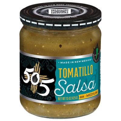 505 Southwestern Roadhouse Tomatillo And Roasted Green Chile Med 15 Oz - 15 OZ - Image 1