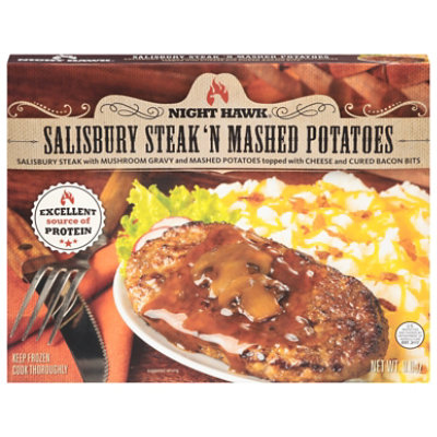 Night Hawk Salisbury Steak 'n Mashed Potatoes 9oz - 9 OZ - Image 3