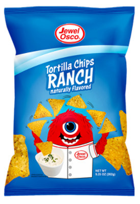 Jewel Osco Tortilla Chips Ranch - 9.25 OZ - Image 1