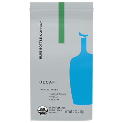 Blue Bottle Decaf Whole Bean Coffee 12oz Bag - 12 OZ - Image 1
