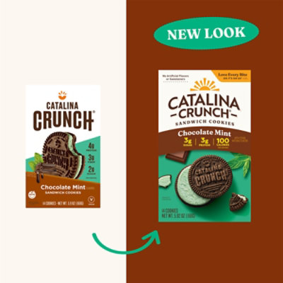 Catalina Crunch Chocolate Mint Sandwich Cookies - 5.92 Oz - Image 2