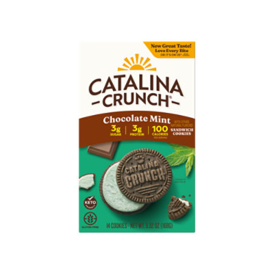 Catalina Crunch Chocolate Mint Sandwich Cookies - 5.92 Oz - Image 1