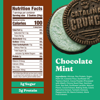 Catalina Crunch Chocolate Mint Sandwich Cookies - 5.92 Oz - Image 3