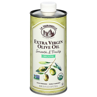 La Tourangelle Extra Virgin Olive Oil Smooth & Fruity Organic - 25.4 FZ - Image 1