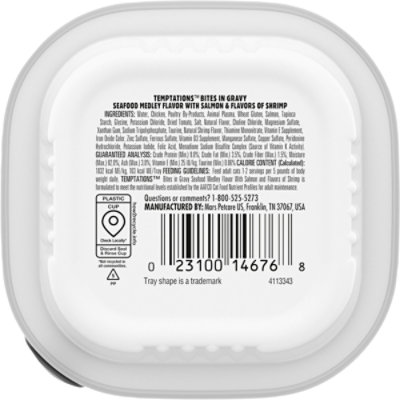 Temptations Bites in Gravy Seafood Medley Adult Wet Cat Food Single - 3.5 Oz - Image 6