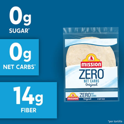 Mission Zero Net Carbs Soft Taco Tortillas 8ct - EA - Image 2