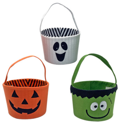 Ssel 8in Fabric Treat Basket - EA - Image 1