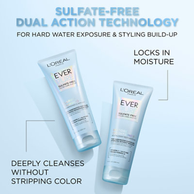 L'Oreal Paris Sulfate Free Clarifying Shampoo with Antioxidants EverPure - 6.8 Fl. Oz. - Image 2