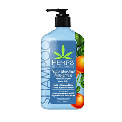 Hempz Trpl Moisture Citrus Shamp - 17 OZ - Image 1