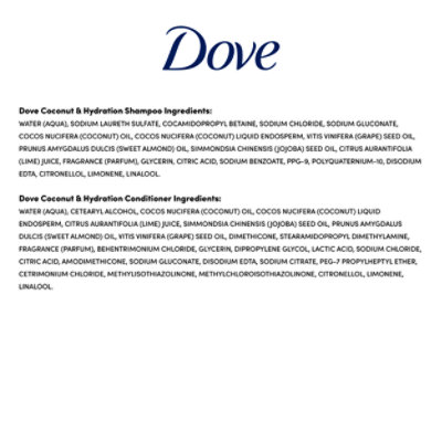 Dove Conditioner Coconut Hydration 28 Fo - 28 FZ - Image 5