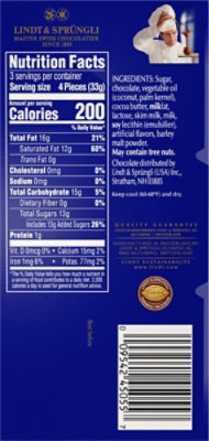 Lindt LINDOR Dark Chocolate Candy Truffle Bar - 3.5 Oz - Image 6