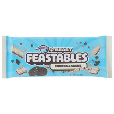 Feastables Cookies And Creme Chocolate Bar - 2.1 OZ - Image 1