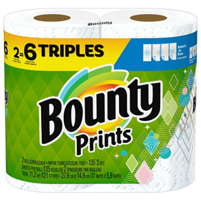 Bounty 2 Triple Roll Select-a-size Print - 2 RL - Image 1