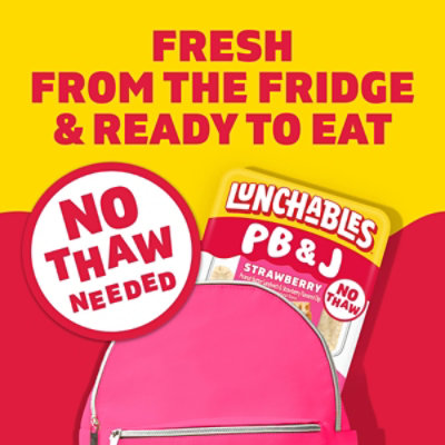 Lunchables PB&J Peanut Butter Sandwich & Strawberry Flavored Dip - 2.27 Oz - Image 4