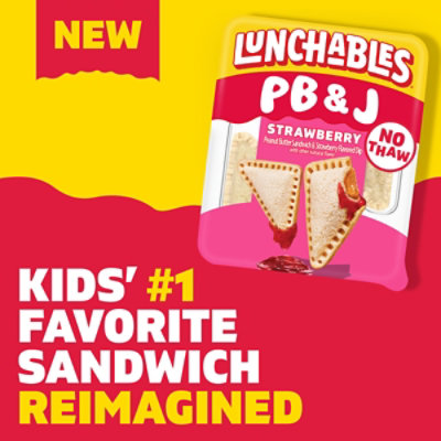 Lunchables PB&J Peanut Butter Sandwich & Strawberry Flavored Dip - 2.27 Oz - Image 3