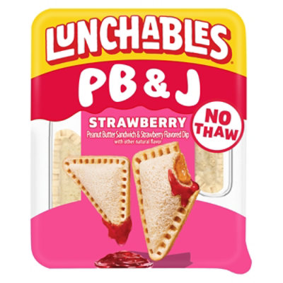 Lunchables PB&J Peanut Butter Sandwich & Strawberry Flavored Dip - 2.27 Oz - Image 1