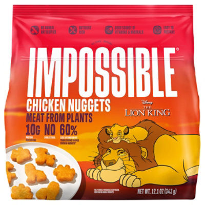 Impossible Chicken Nuggets Meat From Plants Lion King - 12.1 OZ - Image 1