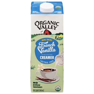 Organic Valley Creamer Lf French Vanilla - 32 OZ - Image 1