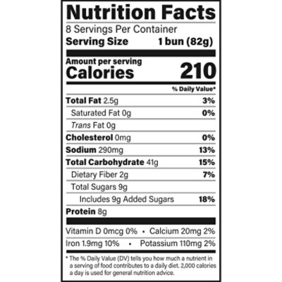 The Cheesecake Factory Sweet Wheat Buns - 23.2 Oz - Image 2